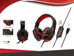 Auriculares Gamer con Micrófono | SKYWAY | Bull Goat | SONIDO 7.1 - Retroilumniado Led - USB
