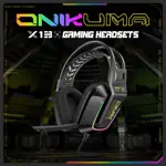 Auriculares para juegos ONIKUMA X13 RGB con luces de respiración cableadas