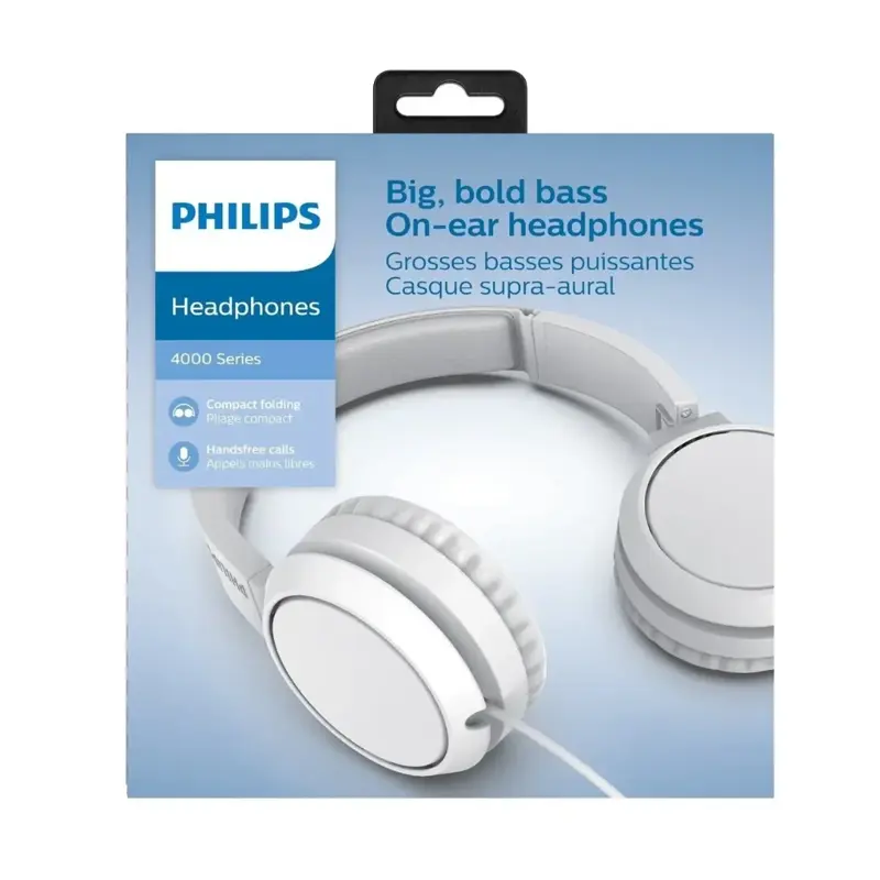 auricular philips tah4105wt/00 blanco