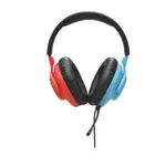 auriculares jbl quantum 100 gaming para nintendo azul y rojo