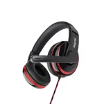 Auricular negro y rojo gaming PS4 tipo vincha y micrófono NISUTA - NSAU60S
