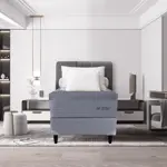 Sommier y Colchón de Resortes 1 Plaza King Koil Kingsbury 90x190