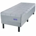 Sommier y Colchón de Espuma 1 1/2 plazas Inducol Cardiel 100x190