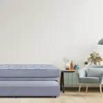 Sommier y Colchón de espuma Zafiro Ales 1 1/2 plaza 100x200