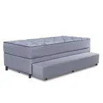Bicama con Colchón de Resortes de 1 1/2 plazas Zafiro Ales 100x200