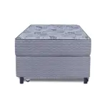 Bicama con Colchón de Resortes de 1 plaza Zafiro Ales 90x190