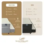 Sommier Marinero 1 plaza y 1/2 90x190 Monet Silver