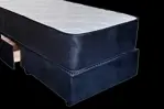 Sommier Box  y Colchón 1 Plaza 80x190 Línea Marfil Alta Densidad El Descanso