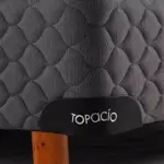 Sommier y Colchón + Almohadas Topacio Marfil Doble Euro Pillow 140x190x62 (2 Plazas)