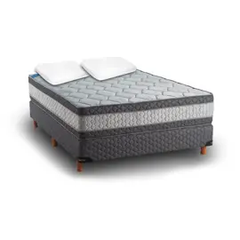 Sommier Y Colchón + Almohadas ...
