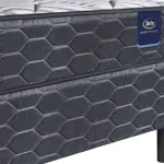 Conjunto Sommier y Colchón de resortes Serta Branson Queen Size 160x200 cm