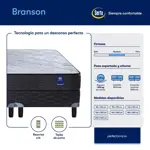 Conjunto Sommier y Colchón de resortes Serta Branson Queen Size 160x200 cm