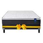 Colchón de resortes Serta Monett Pocket de 2 plazas 130x190 cm con SOMMIER DE REGALO