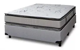 Colchon Y Sommier Espuma Alta Densi...