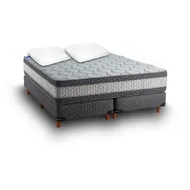 Sommier Y Colchón + Almohadas ...