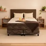 Sommier y Colchón Espuma Queen 160x200 Donatello