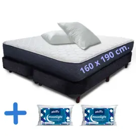 Sommier Y Colchón  De Espuma F...