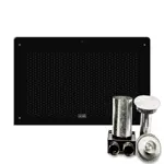 Calefactor Calden 5000 kcal Frente Negro Gas Natural Tiro Balanceado U