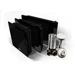 Calefactor Calden 5000 kcal Frente Negro Gas Natural Tiro Balanceado U