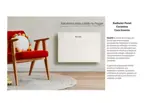 Calefactor Radiador Panel Cerámico Qualiti® Caro Inverno 2000w Pared