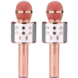 Kit X2 Micrófono Km01 Karaoke Inal...