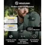 Micrófono Inalámbrico Hollyland Lark M2 Combo 2 TX 1 RX USB-C