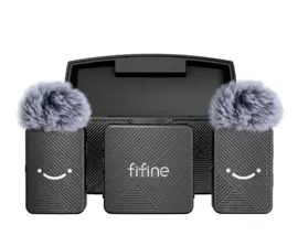 Micrófonos Inalámbricos Duales  M9 Con Estuche De Ca...