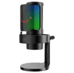 Micrófono Fifine A8 con USB RGB y Filtro Antipop para Transmisión