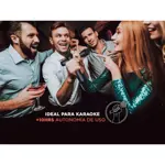 Micrófono Inalámbrico Gadnic M203 de Mano Ideal Karaoke Conferencias 2CH