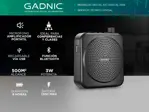 Microfono Amplificador Gadnic Portátil