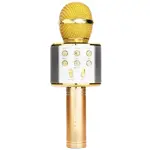 Micrófono Gadnic KM-01 Karaoke Inalámbrico Bluetooth c/ Efectos de Voz , Dorado
