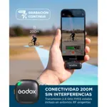 Kit x2 Micrófono Inalámbrico Godox C01 Kit 2 USB-C Celular y PC 200m Cancelación de Ruido