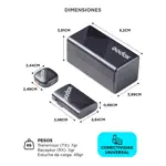 Micrófono Inalambrico Godox Cube C Combo Kit 1 24 bits 40 horas 115 dB 300 m