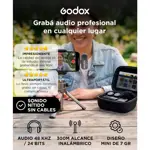 Micrófono Inalambrico Godox Cube SC Kit 1 USB C 300m 24 bits 30 horas