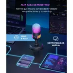 Micrófono Gamer Onikuma M930 USB RGB Profesional