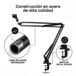Brazo Articulado Soporte de Microfono Metálico Waggs