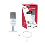 Micrófono USB de condensador para juegos HyperX SoloCast - Blanco