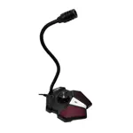 Microfono gamer USB con salida auricular, control de volumen y ON/OFF del microfono Nisuta NSMICGU1