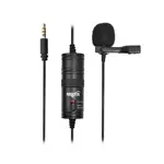 Micrófono corbatero para camara y celular con cable 3.5mm de 6m NISUTA - NSMIC260C
