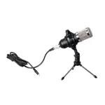 Micrófono 3.5mm condensador con soporte antivibración NISUTA - NSMICG3
