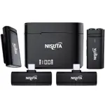 Micrófono corbatero inalámbrico doble 2.4Ghz, doble receptor USB C NISUTA - NSMICW4