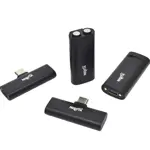 Micrófono corbatero inalámbrico doble 2.4Ghz, doble receptor USB C NISUTA - NSMICW4