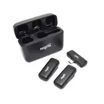 Micrófono corbatero inalámbrico doble 2.4Ghz con receptor USB C NISUTA - NSMICW3