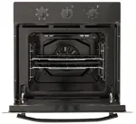 Horno Eléctrico 7857F - 63L, 3000W, Convector, Triple Cristal, Negro