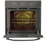 Horno Eléctrico 7857F - 63L, 3000W, Convector, Triple Cristal, Negro