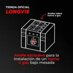 Combo97 Gas Longvie Horno H6900gt - Anafe A6600rg