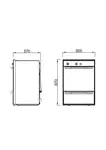 Combo99 Gas Longvie Horno H14600g + Anafe A16601g