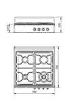 Combo99 Gas Longvie Horno H14600g + Anafe A16601g
