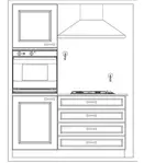 Combo17 Gas Longvie Horno H1900xf + Anafe A2600xf
