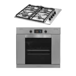 Combo02 Longvie Horno Eléctrico Hest60x + Anafe Gas A6600xf